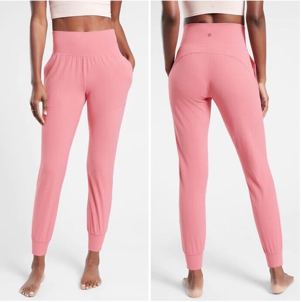 Athleta Pink Salutation Jogger